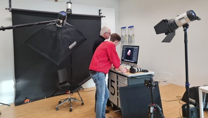 Fotostudio opstelling