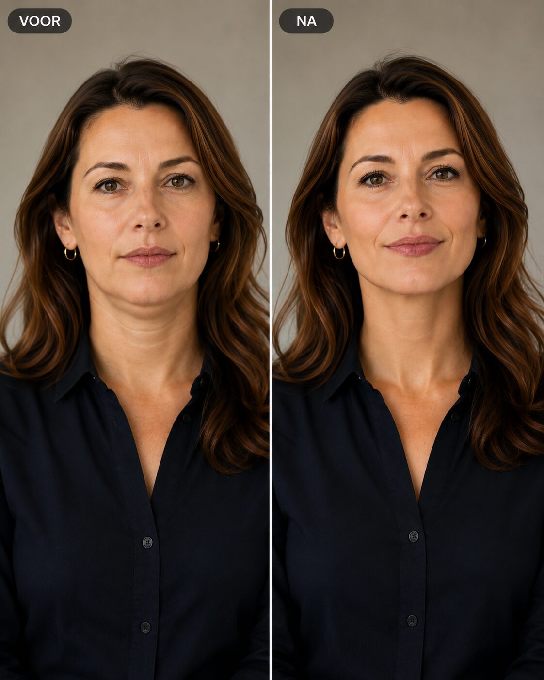 Voor en na de kin-truc