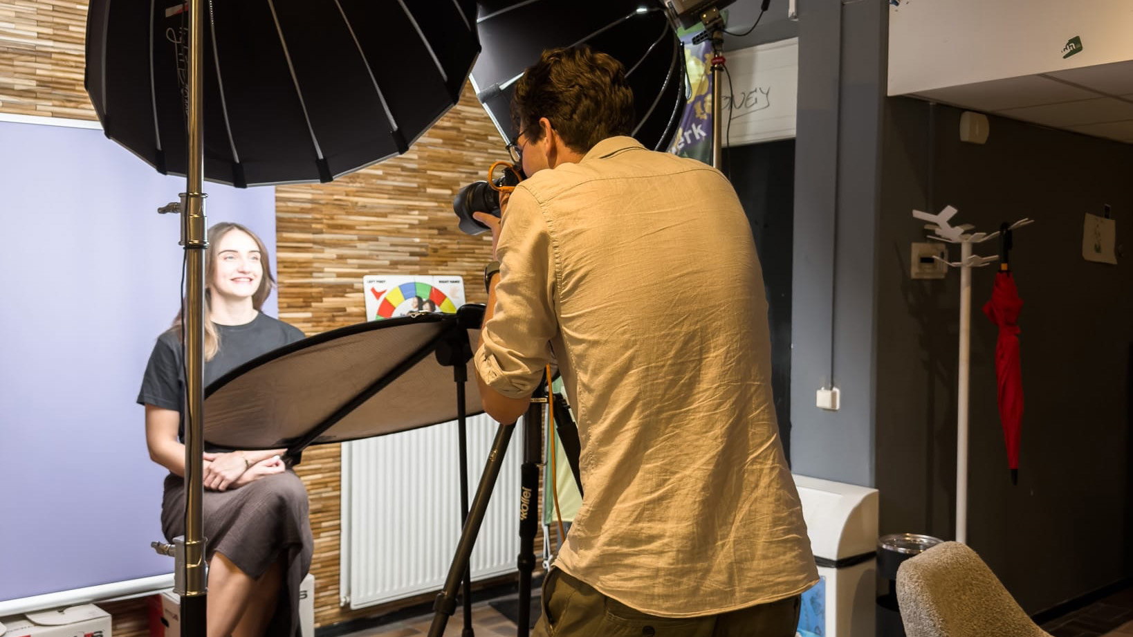 Fotostudio opstelling